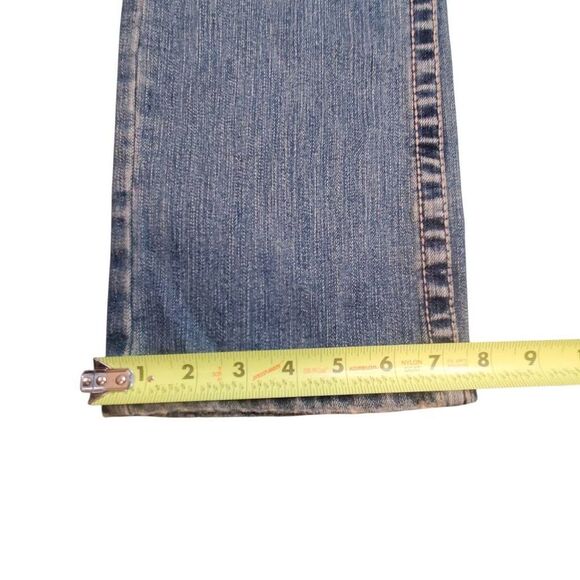 Aeropostale Bayla Skinny Distressed Med Wash Blue Jeans Size 9/10 R - Picture 10 of 13